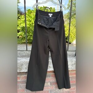 Banana Republic Women's Elegant Brown Wide Leg Trousers